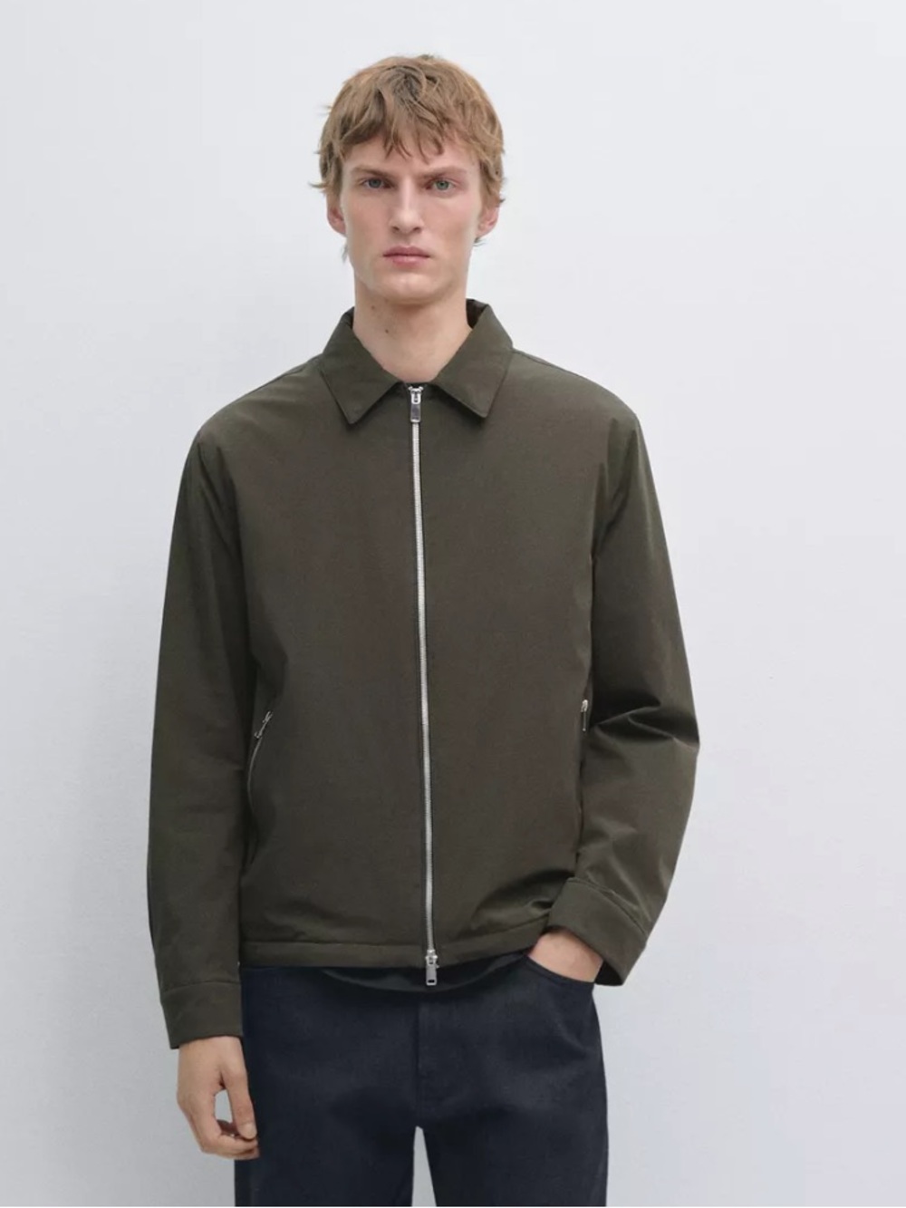 Massimo Dutti NWT SHORT JACKET WITH POCKET DETAILS 3131/427